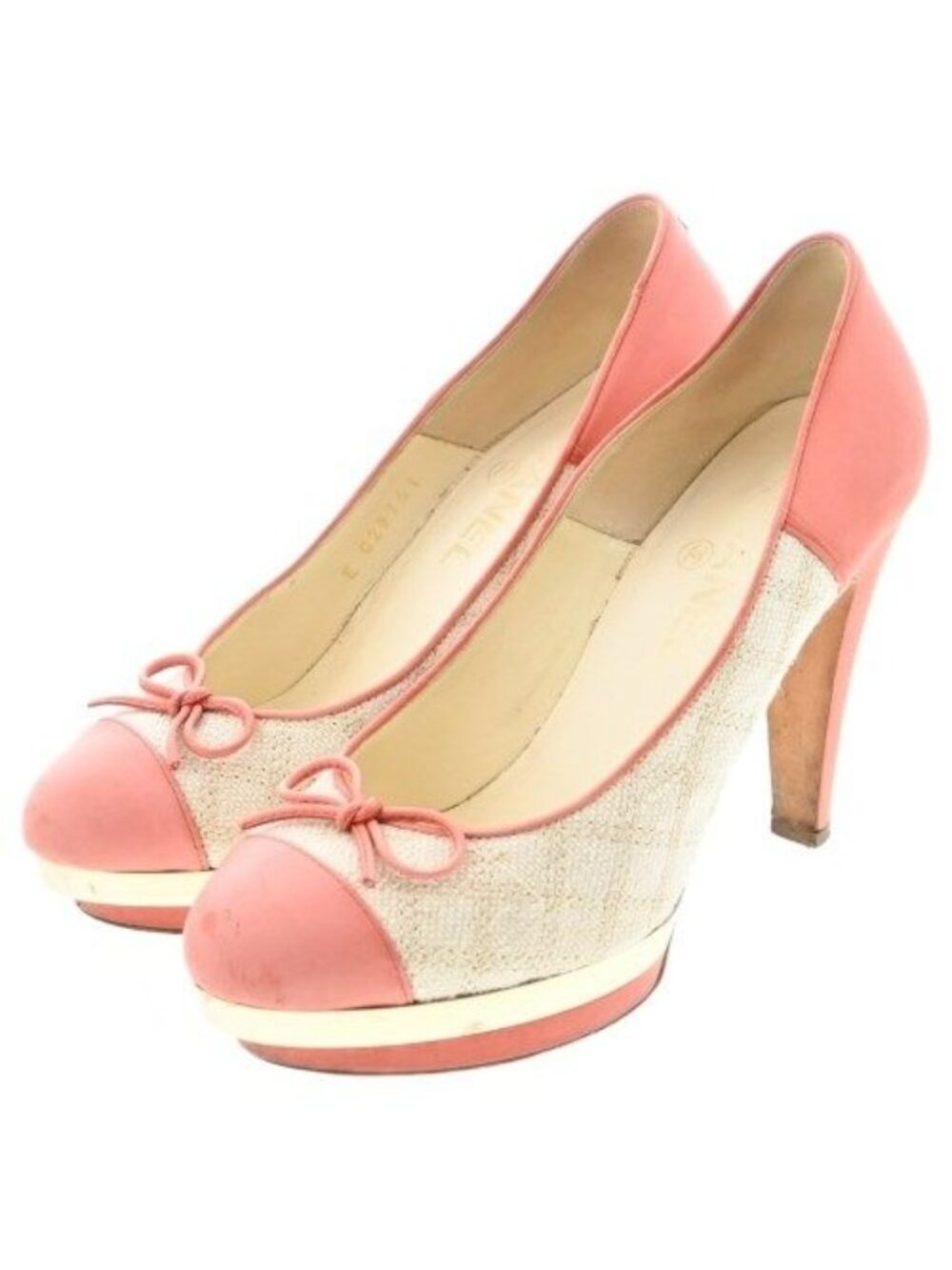 Chanel Pumps Heel Pink